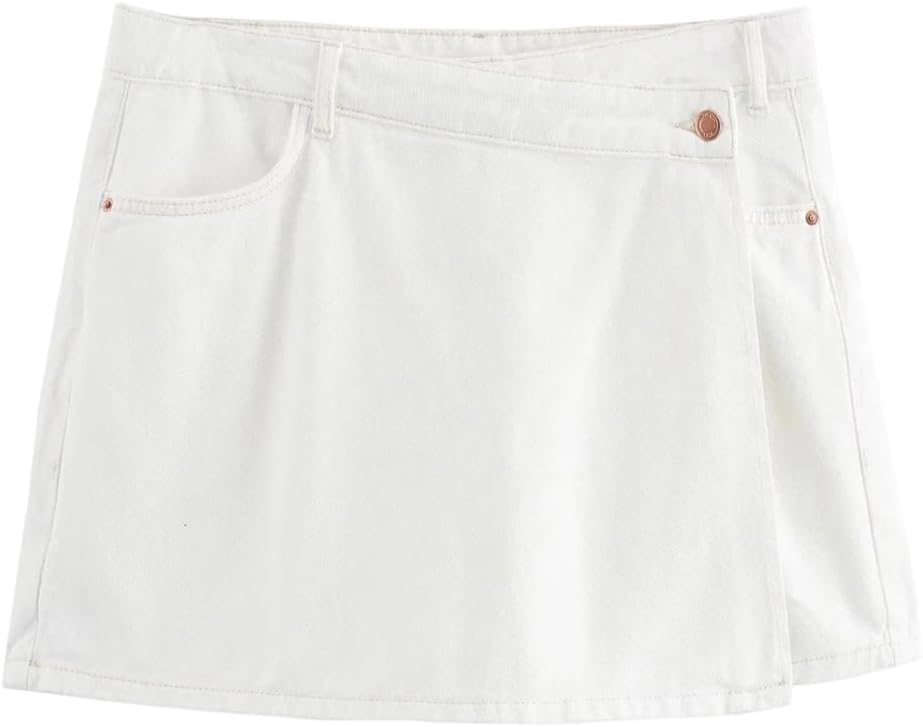 Women's Set Turn Down Collar Short Sleeve Single Breasted Denim Top Zipper Slim Shorts Set