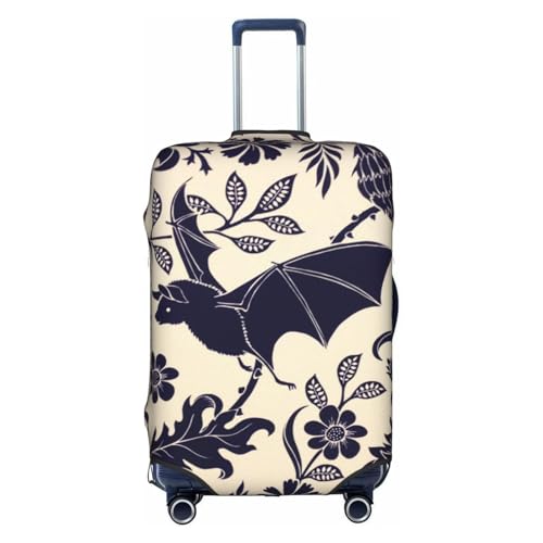 Bat Print Printed Luggage Cover Elastic, Washable, Universal Fit 18-32 Inch Travel Suitcase Cover Easy To Identify