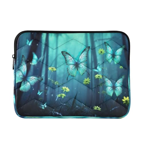 Funda para portátil 13-14 pulgadas con diseño de mariposas