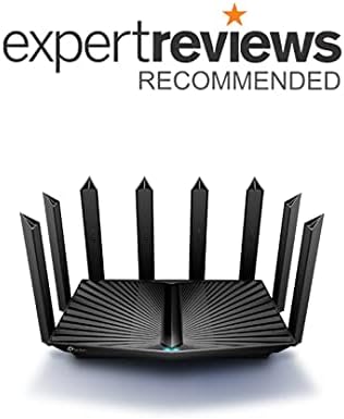 TP-Link AX6600 Tri-Band Gigabit Wi-Fi 6 Router, WiFi Speed up to 4804Mbps/5GHz+1201Mpbs/5GHZ+574Mbps/2.4GHz, 1×2.5 Gbps+4×1 Gbps LAN Ports, Ideal for Gaming Xbox/PS4/Steam&4K/8K, OneMesh(Archer AX90)