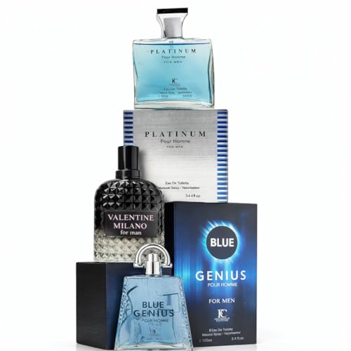 Men’s Cologne Gift Set – 3 Pack Eau de Toilette Spray –