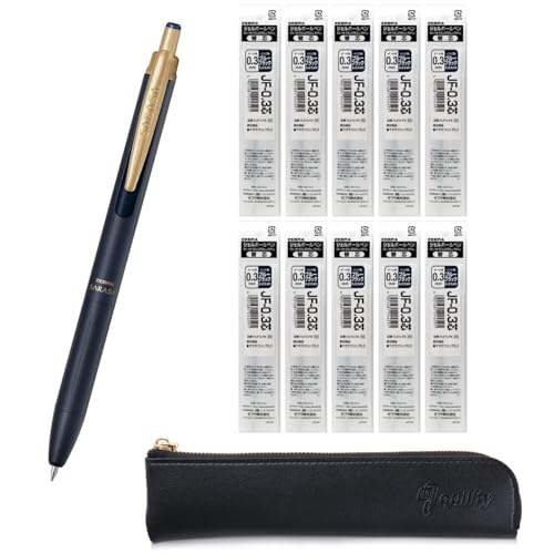 Bolígrafo Gel Zebra Sarasa Grand 0.3mm Azul Oscuro con 10 Recambios