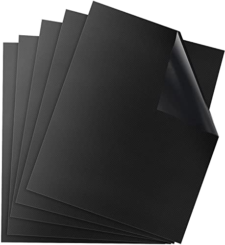 BBQ Grill Mat, 3 Pcs BBQ Grill Mats Non Stick Reusable and Baking Mesh for Indoor Outdoor BBQ Works on Gas Charcoal Electric Grill Sheets 40x33CM (Black)