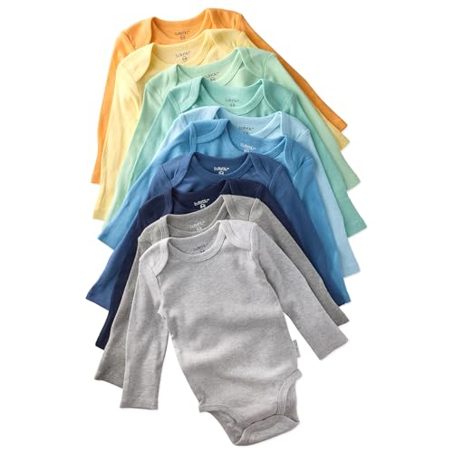 Image of Butterblu unisex-baby Blake 10-pack Long Sleeve Bodysuits​ 100% Organic Cotton Baby Boy & Girls