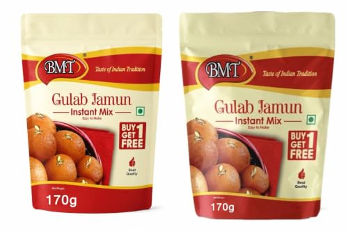Best Indian Sweets to Make for Festive Guests 23 BMT Gulab Jamun Instant Mix 170g Each Pack of 2 | Ready Mix for T...