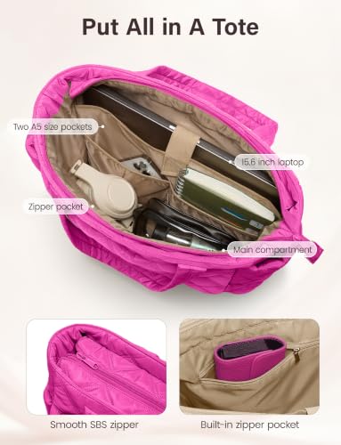 Women's 20L Lightweight Puffer Tote Bag - image 4