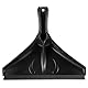 Tyroler Bright Tools Japanischer Besen | 30 cm Kopf | 140 cm Rostfreier Stiel | Gelenk | Staubfangsystem | Perfekt für Haare (Schwarz Kit)