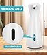 Zaxiva Seifenspender Automatisch mit Sensor Infrarot, No Touch 200ml Elektrischer Seifenspender, IPX6 Wasserdicht Automatischer Flüssigseifenspender für Küche, Bad, Schule, Hotel