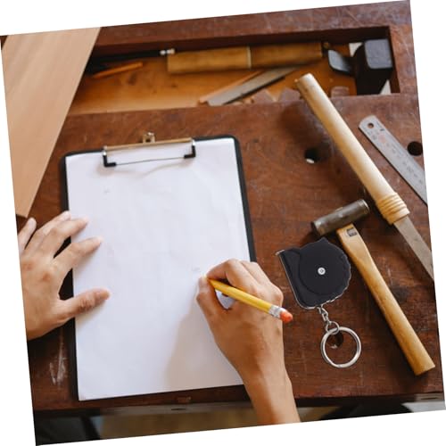 Cinta métrica retráctil mini para llavero 12 pcs miniatura 4