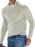 NOTA: Este jersey de punto hombre es fino; lavable a máquina (se recomienda bolsa de lavandería, no blanqueable), por favor, compruebe la tabla de tallas cuidadosamente antes de realizar el pedido y elija la talla correcta
