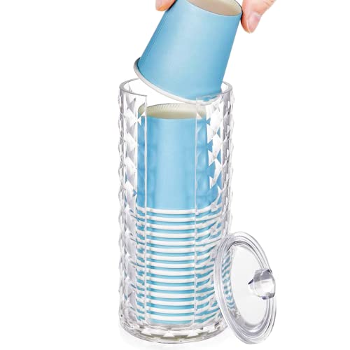 image for KIMCHOMERSE Bathroom Cup Dispenser, Mouthwash Cup Holder for 3oz Dispo