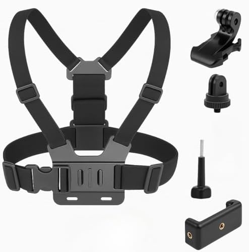 Suporte Esportivo Peito Peitoral Para Celular E Câmera Gopro Ches...