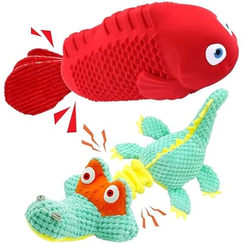 WinTour Puppy Toys to Keep Them Busy, Non-Dog Toys for Aggressive Chewers, Squeaky Dog Toys for Small Medium Dogs, Interactive Dog Toys for Boredom, Tug of War Dog Toy, Puppy Chew Toys for Teething Cover