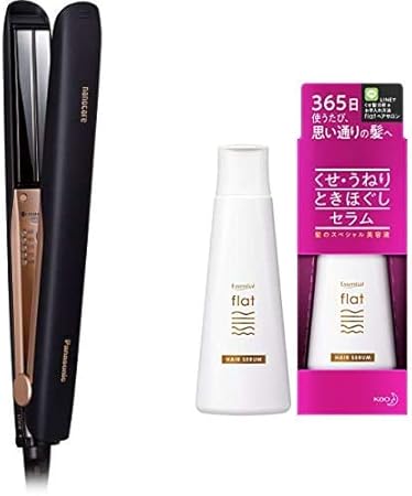 Amazon パナソニック ヘアーアイロン ストレート用 ナノケア 海外対応 黒 Eh Hs0e K エッセンシャル フラット セラム セット パナソニック Panasonic ホーム キッチン 通販
