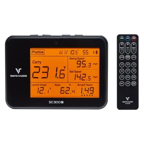 Voice Caddie SC300i Portable Golf Launch Monitor and Swing Analyzer with Real-Time Shot Data Tracking | Ideal Golf Swing Trainer/Training Equipment for Indoor & Outdoor | Up to 20 Hours Battery Life Cover