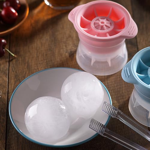 Molde redondo para cubos de hielo con esferas de 5 cm miniatura 4