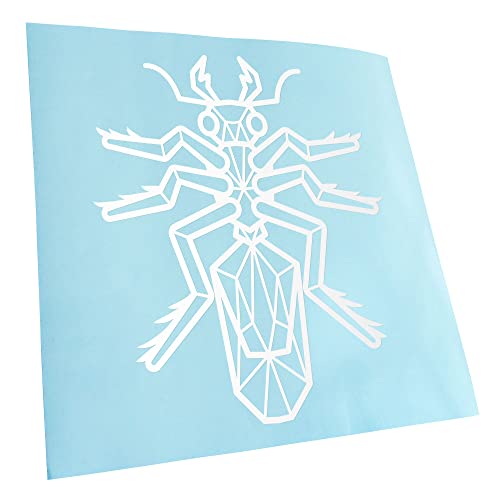 Kiwistar - Autocollant - Fourmis Polygon - blanc - G24 - Pour voitures, vélos, véhicules, motos, cyclomoteurs, tuning, vitres arrière