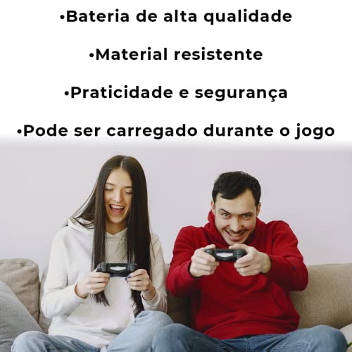 Bateria De Controle Para Reposição Compatível Com PlayStation 4 Controle De Vídeo Game Recarregável