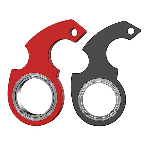SHYCown Llavero Karambit, llavero giratorio de descompresión, llavero portátil