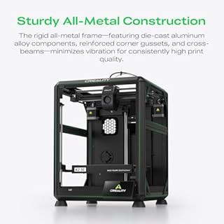 Creality K2 SE 3D Printer, 500mm/s High-Speed Printing, Support Multi Color 3D Printing Needs CFS, Solid Metal Build, Auto Leveling, Direct Drive Extruder, Quick-Swap Nozzle, 220×215×245mm Print Size