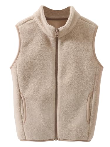 Happy Cherry Baby Polar Fleece Vest Warm Jacket Unisex Infant Toddler Padded Waistcoat Lightweight Sleeveless Vest