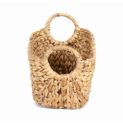 Miniatura 3 de Compactor - Cesta De Mimbre De Jacinto De Agua Caracas M, 40 X 23 X 26 Cm, Color Natural, Rectangular Para Almacenaje Y Decoración