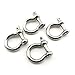 Heyous 4pcs 5/16 Inch 8mm Screw Pin Anchor Shackle Stainless Steel Heavy Duty Bow Shape Load Clamp for Chains Wirerope Lifting Paracord Outdoor Camping Survival Rope Bracelets