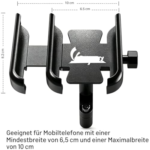 Image of for Vespa LX LXV Sprint GTS GTV 50 150 250 300 300ie Accessories Motorcycle Handlebar Mobile Phone Holder GPS Stand Bracket,Handlebar Black