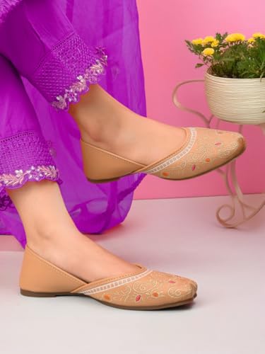 Image of XE Looks Flat Comfortable, Trend & Fancy Punjabi Jutti For Women & Girls