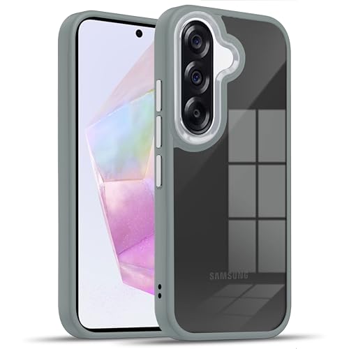 V-TAN Back Cover for Samsung Galaxy A36 5G | TPU | Transparent Black | Slim Shockproof Compatible with Samsung Galaxy A36 5G, Grey