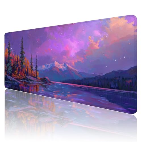 Tapis Souris XXL Bords Cousus pour Résoudre la Fatigue du Poignet sur PC