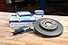 ACDelco Silver Rear Brake Rotor 18A934A | GM 19261782 Brake Rotors for Select Ford E-450 Econoline Super Duty, Ford Excursion, F-250 Super Duty Truck, and more