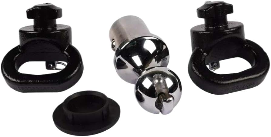 Gooseneck Ball and Chain Anchor Kit Compatible with 13 23 Ram 2500 3500 Pickup