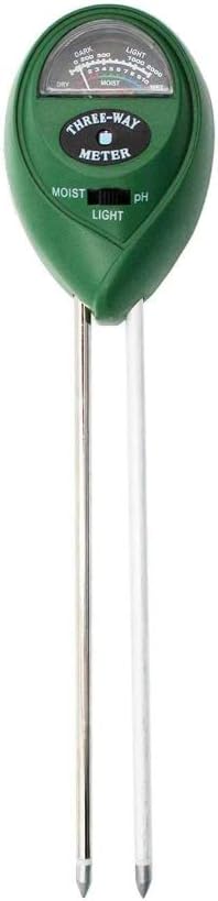 [2019 Upgraded] Soil Moisture Meter - 3 in 1 Soil Test Kit Gardening Tools PH, Light & Moisture, Plant Tester Home, Farm, Lawn, Indoor & Outdoor (No Battery Needed)