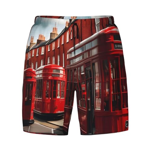 Traje de baño para hombre ideal para vacaciones ropa de playa ligera con diseño de Londres 5