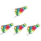 BESPORTBLE 4stücke Bunter Drachen- Flexibles Zubehör Für Drachenfliegen Stabilität Farbenfrohe Drachen-Accessoire Für Unvergessliches Flugerlebnis