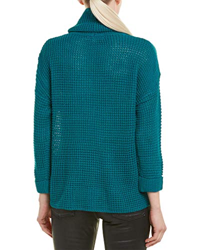 Jack By Bb Dakota Junior's Catchin Feels Waffle Stitch Turtle Neck, Everglade Green, Medium #TOP1