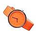 Produktbild Winkey Quarz-Armbanduhr, für Damen und Herren, verstellbarer Gürtel Orange