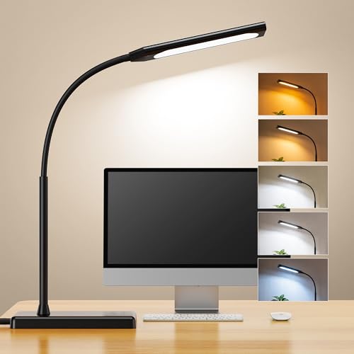 $15.59 at checkout w 40% off AMAZON LED Desk Lamp, Eye-Caring Table Lights for Home Office - image 1