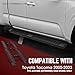 DNA Motoring 6 Inch Wide Flat Running Boards Side Step Bars Compatible with 2005-2023 Toyota Tacoma Access (Extended) Cab, STEPB-A-0030