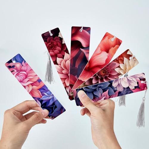 Marque-pages à pompons fleurs : l'élégance des bibliophiles - 3