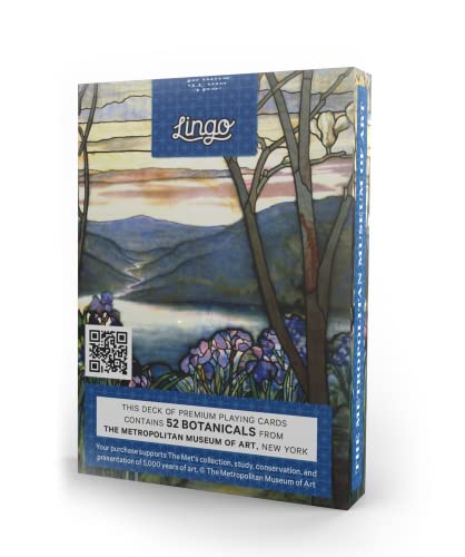 Lingo The Met Botanicals Playing Cards - Educational Flashcards With Key Trivia - Travel Card Games - Art Themed Deck Of Cards #TOP4