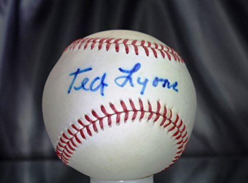 TED LYONS CERTIFIED JSA SIGNED AMERICAN LEAGUE BASEBALL AUTHENTIC AUTOGRAPH