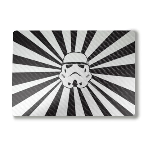 Image of Carbon Fiber Laptop Skin Compatible with Alienware M18 R2 (2024) - Star Rays - Premium 3M Vinyl Protective Wrap Decal Cover - Easy to Apply | Crafted in The USA by MightySkins