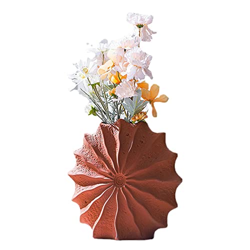 Vasen für Blumen,Indoor Conch Pflanztopf - Blumenvasen für Wohnzimmer,...