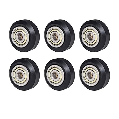 Headerbs 625zz POM Pulley, Langlebiges POM -Material, Glatte Bewegung und Niedrige Rauschen für Ender 3 Cr 10 -Serie 3D Drucker (6PCS)