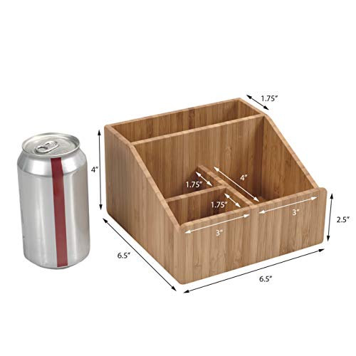 image for MobileVision Bamboo Makeup Organizer Complete Combo, 3 PC set INCLUDES