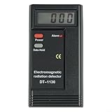 Electromagnetic Radiation Detector DT-1130 with 50Hz-2000MHz Test Bandwidth, EMF Meter for Measuring Field Intensity from Household, Industrial Equipment, Power Cables, and High-Voltage Lines