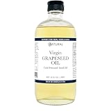 Zatural Grape Seed Oil-Cold Pressed, Virgin, Undiluted, 100% Pure Grape Seed Oil (16oz GLASS)