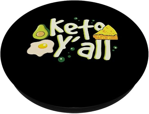 Miniatura 2 de Keto Yall Funny Ketosis Keto Diet and Healthy low-carb Fit PopSockets Standard PopGrip